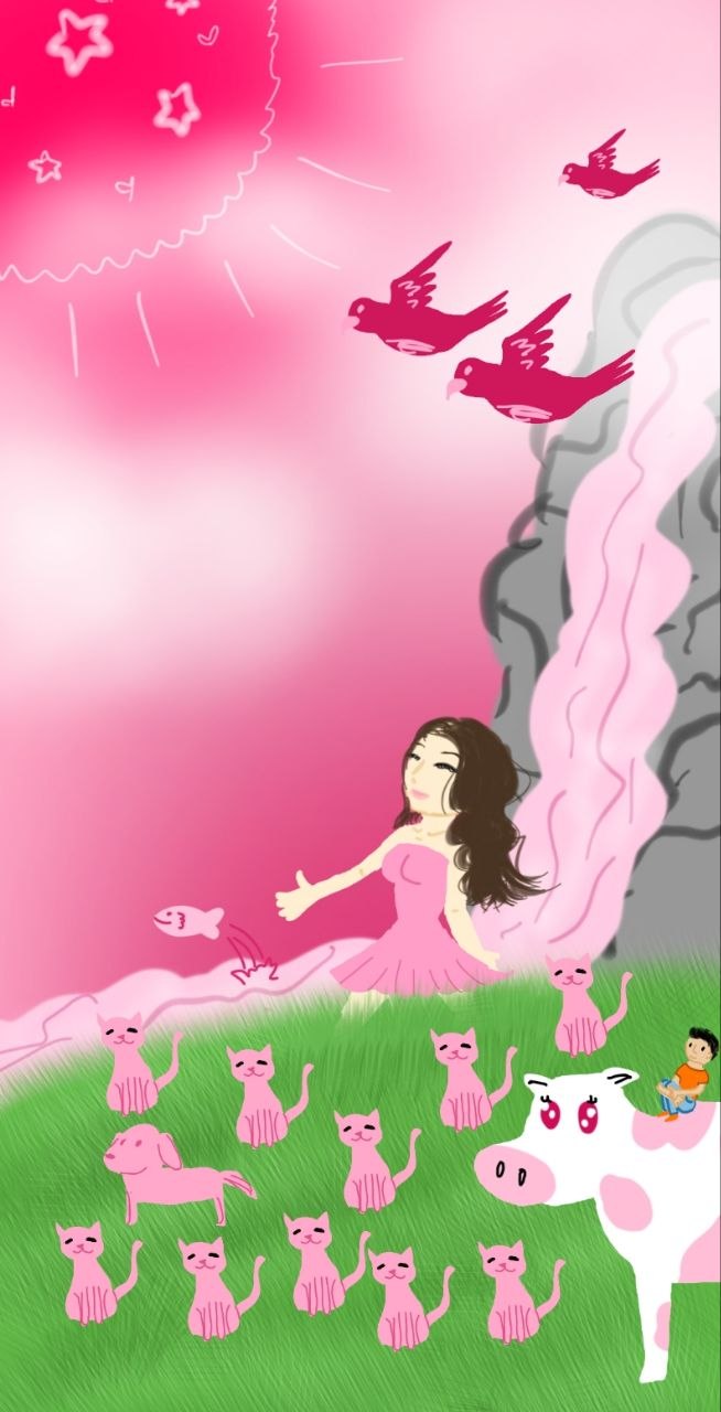 her pink world